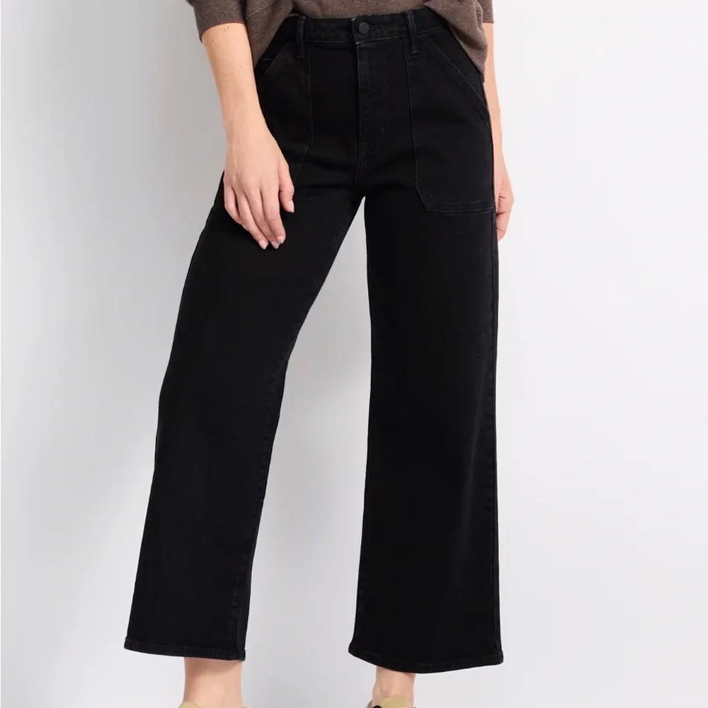 Just Black Cargo Wide-Leg Jeans - Picture 4 of 6